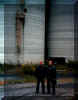 Tim And Rick In Front Of Coal Silos