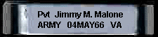 Private Jimmy Malone POW?MIA