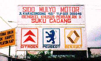 Papan nama Sido Mulyo Motor