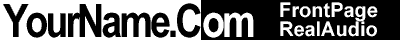 10MB web space - YourName.com - $8.25/mo.