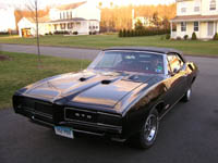 Front 3/4 of the 68 GTO
