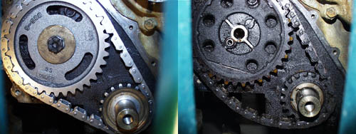 timing chain before and after