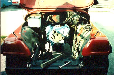long block installed in the Scrambler