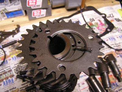 Cluster Gear Anti Rattle plate removal