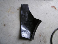 Driver side GTO wheel well patch