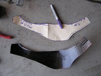 wheel well patch cut out