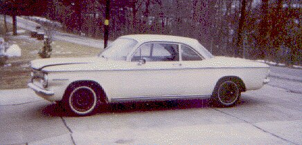 Lee's 1960 Corvair Before it was restored.
