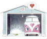 A VW Kombi with a broken hearth...