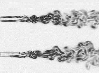 Turbulent jet