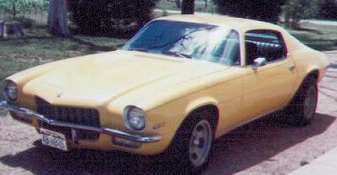 1971 Camaro before damage