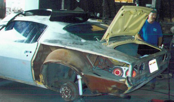 1971 Chevy Camaro quarter panel cutout