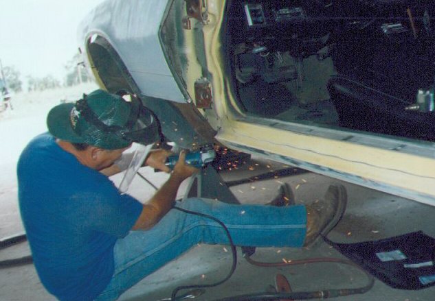 Chevy Camaro with fender work