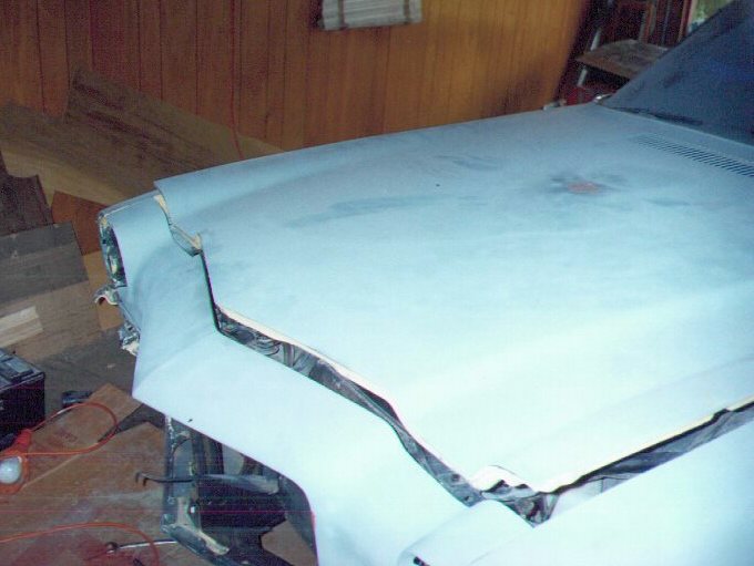 Chevy Camaro partial primer