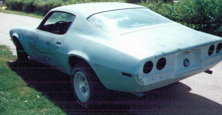 1971 Chevy Camaro with primer