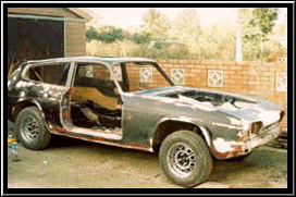 Body back on and ready to start stripping paint etc.