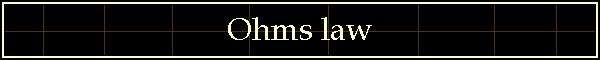 Ohms law