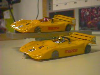 1/24 scale Scratchbuilt/Eurosport cars