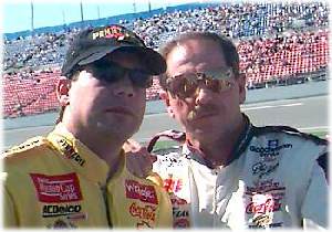 Steve and the boss man, Dale Earnhardt