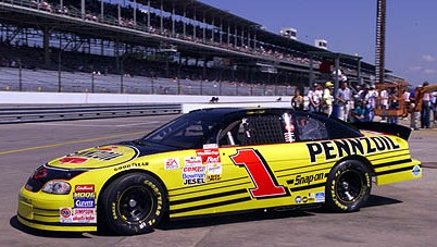 Steve prepares to qualify for the Brickyard 400