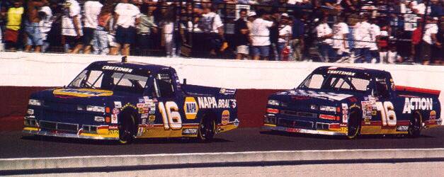 Steve in the 76 NAPA Truck