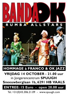 Banda OK Rumba All Stars - Hommage &agrave; Franco concert - Vaals (the Netherlands) 14 oktober 2005