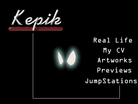 Kepik's menu map