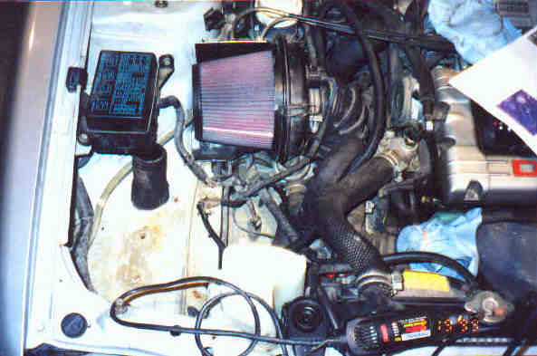 Intake hose to intercooler