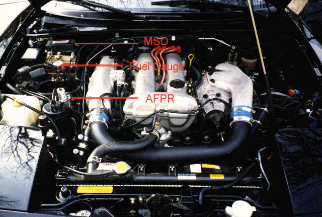Engine Bay Before the FM ECU kit