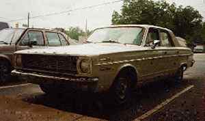 A front view of my '66 Dart
