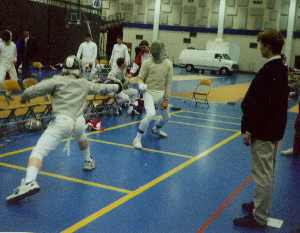 Team captain Dan Kingsley in action
