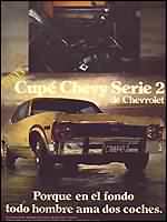 Chevrolet Coup&eacute; Serie 2 - Argentina 1977