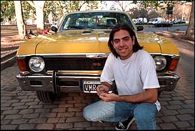 Mi auto y yo. Septiembre de 1998 