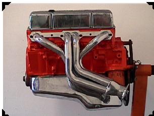 Fresh paint and shorty block hugger headers with Jet Hot coating