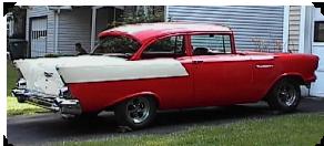 view of passenger side quarter panel