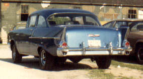 Rear of '57 Chevy 150