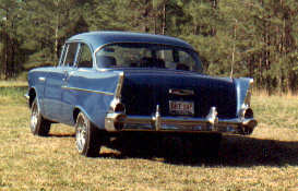 Rear of '57 Chevy about 1980