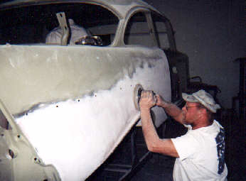 Passenger side quarter panel takes shape