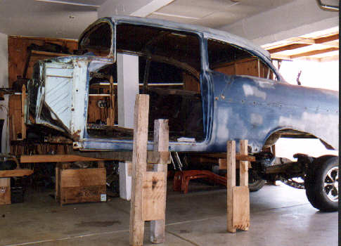 Pulling the frame out from under the body