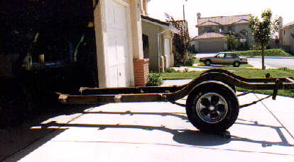 The frame pulled free from the body