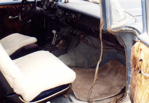 A worn out interior