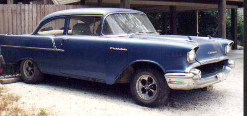 Sideview of '57 Chevy