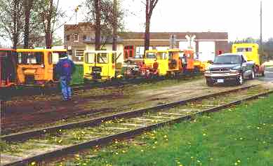Motorcar lineup in Belleville, WI