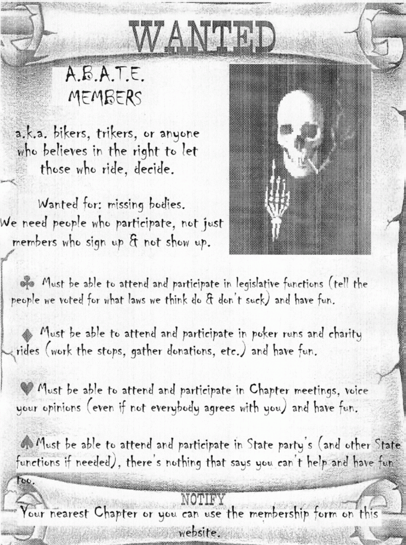 Wanted Poster Need Your Help