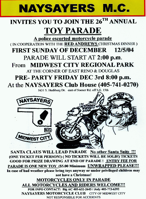 Naysayers MC 26th Annual Toy Parade
