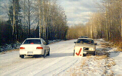 Irwin/Schmidt Subaru enters a control.