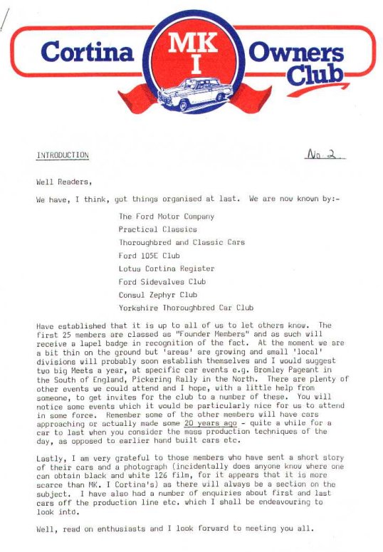 [IMAGE:Mk1 Cortina Club Newsletter No2]