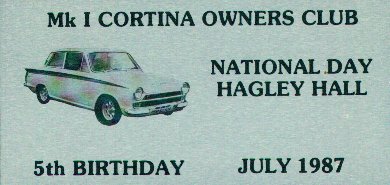 [1987 National Rally Plaque]