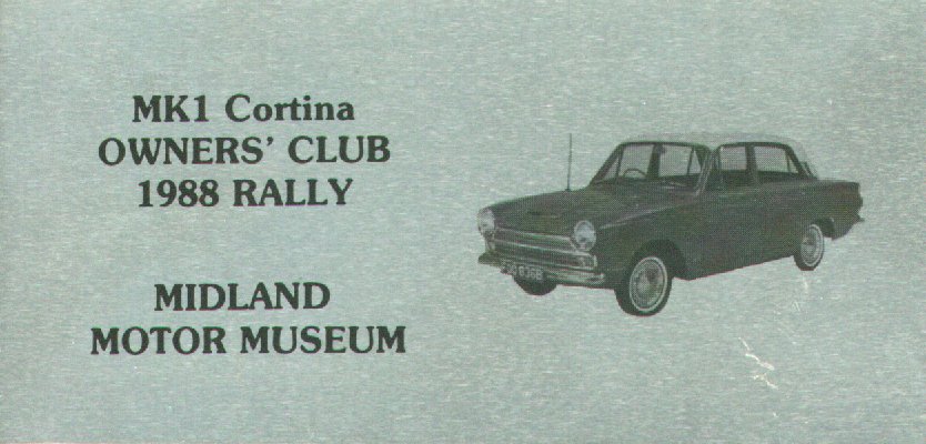[1988 National Rally Plaque]