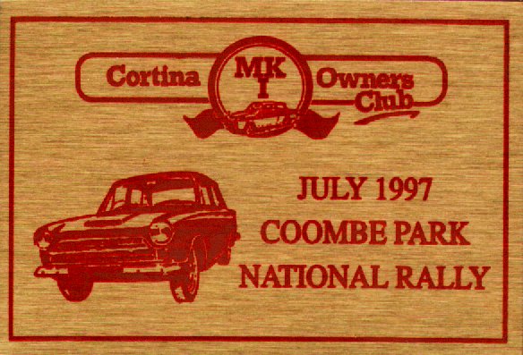 [1997 National Rally Plaque]