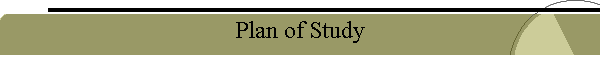 Plan of Study